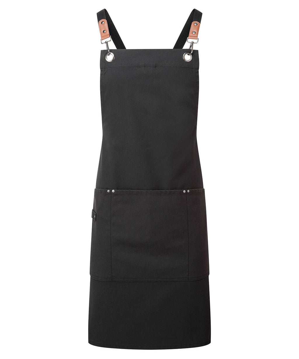 Premier Clip ‘n’ Clasp cross-back bib apron (PR182)