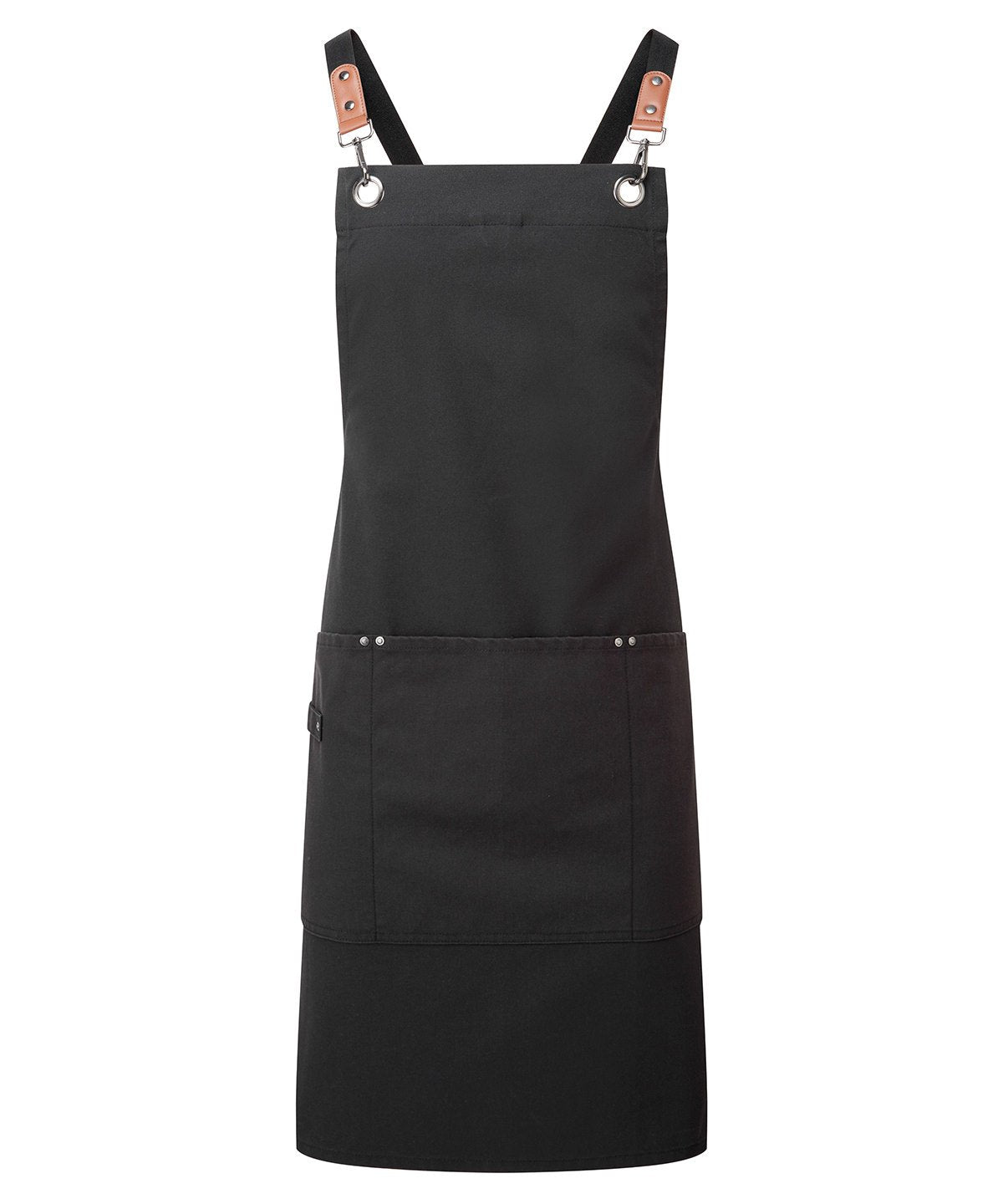 Premier Clip ‘n’ Clasp cross-back bib apron (PR182)