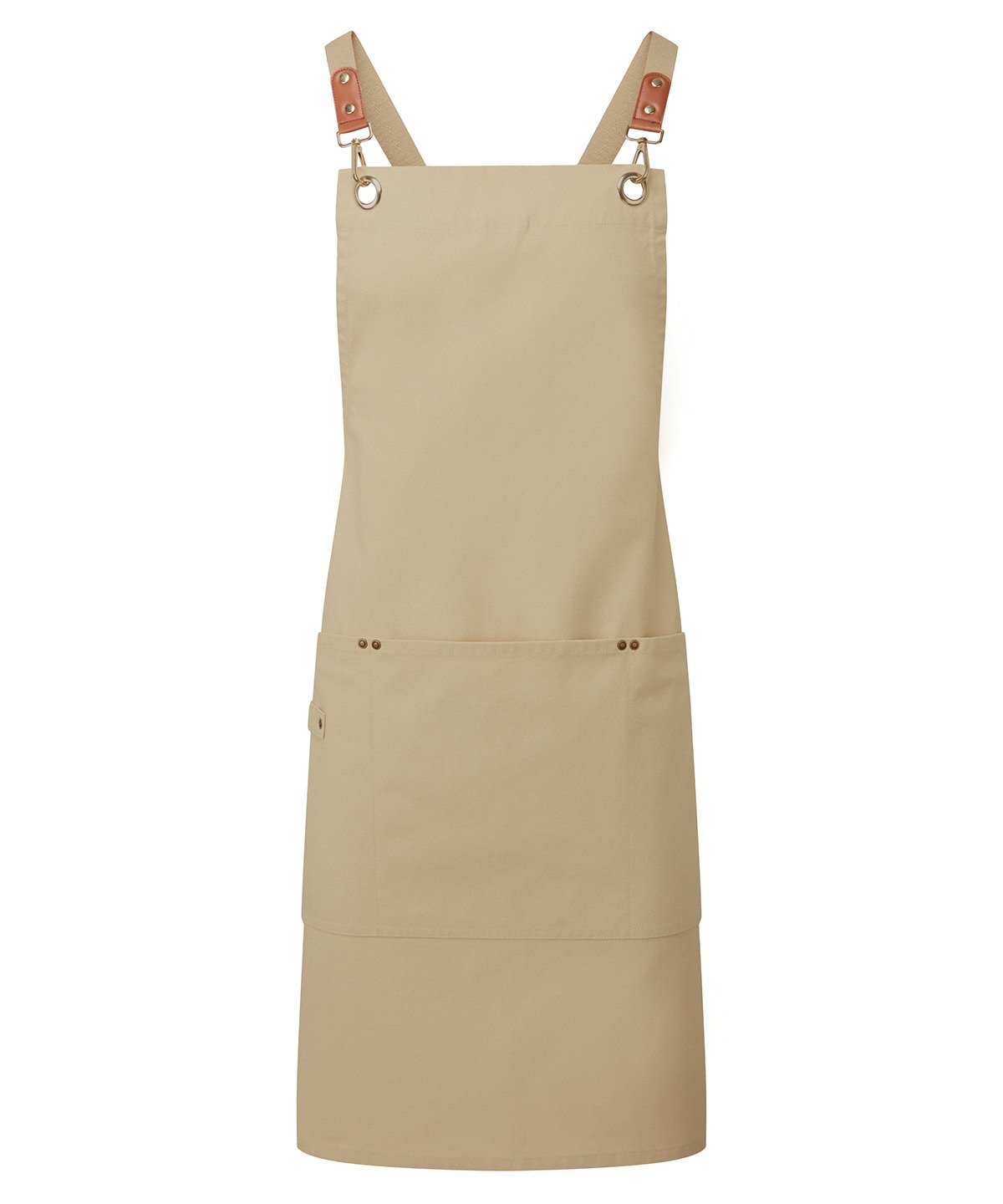 Premier Clip ‘n’ Clasp cross-back bib apron (PR182)