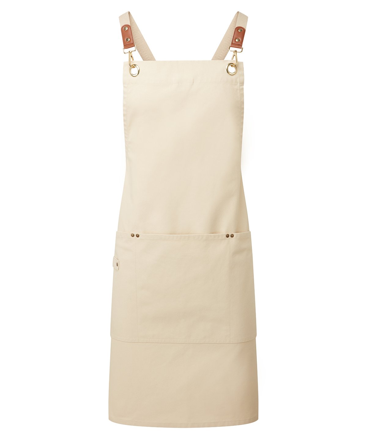 Premier Clip ‘n’ Clasp cross-back bib apron (PR182)