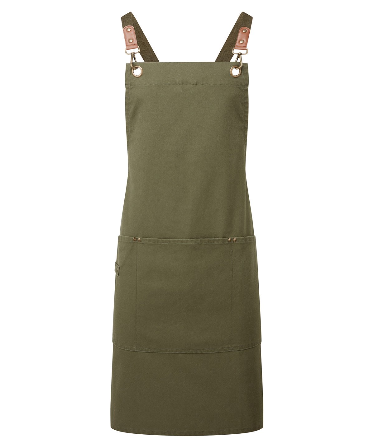 Premier Clip ‘n’ Clasp cross-back bib apron (PR182)