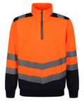 Regatta Pro hi-vis ¼-zip sweatshirt (RG466)