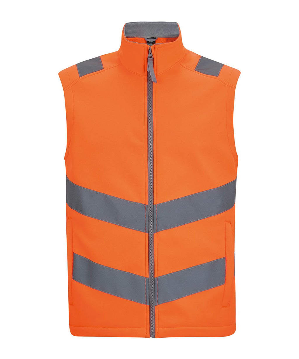 Regatta Hi-vis Pro contract Ablaze softshell bodywarmer (RG485)