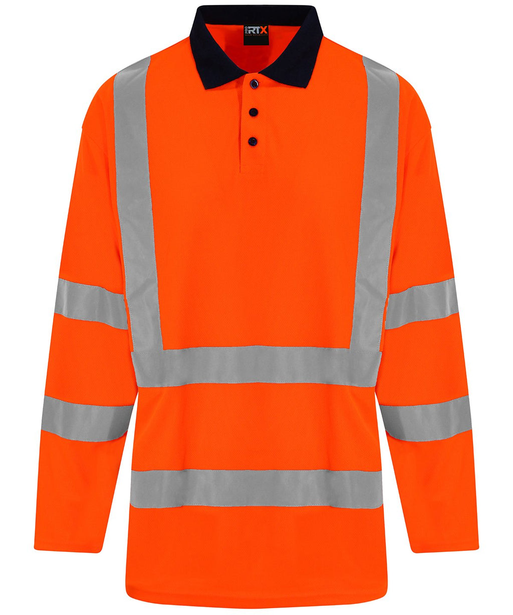 Pro RTX High visibility long sleeve polo (RX715)