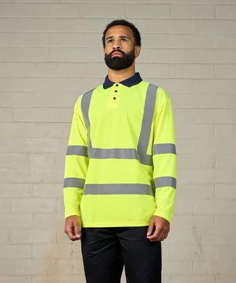 Pro RTX High visibility long sleeve polo (RX715)