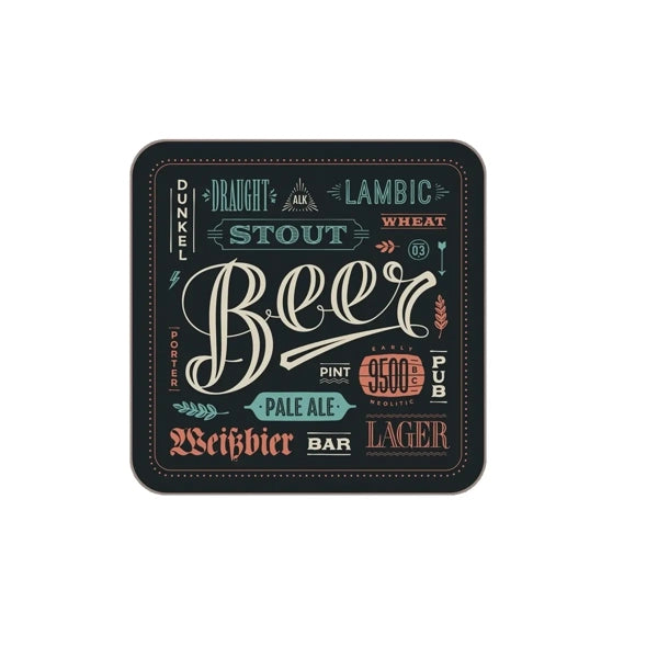 Square Coaster - 9cm x 9cm