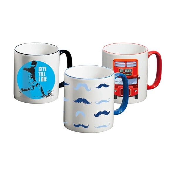 Two-Tone Ceramic Mug 10oz / 80mm Diameter