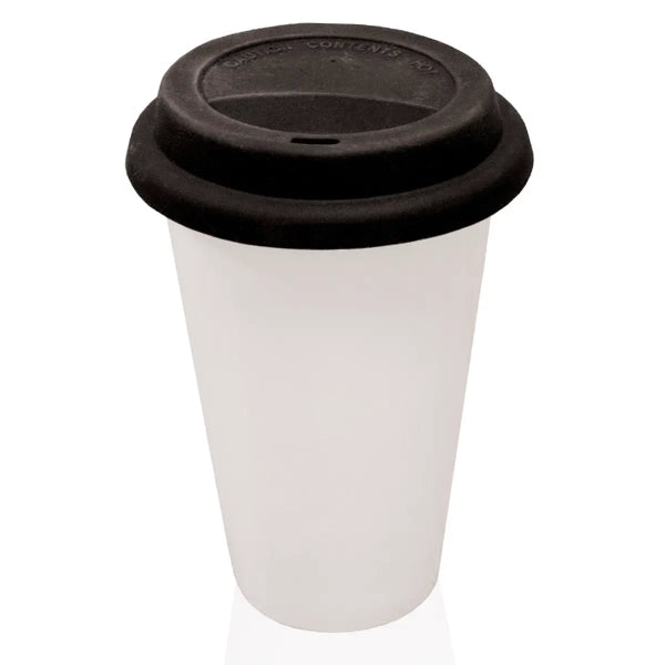 Dual Wall Eco Travel Mug With Black Lid